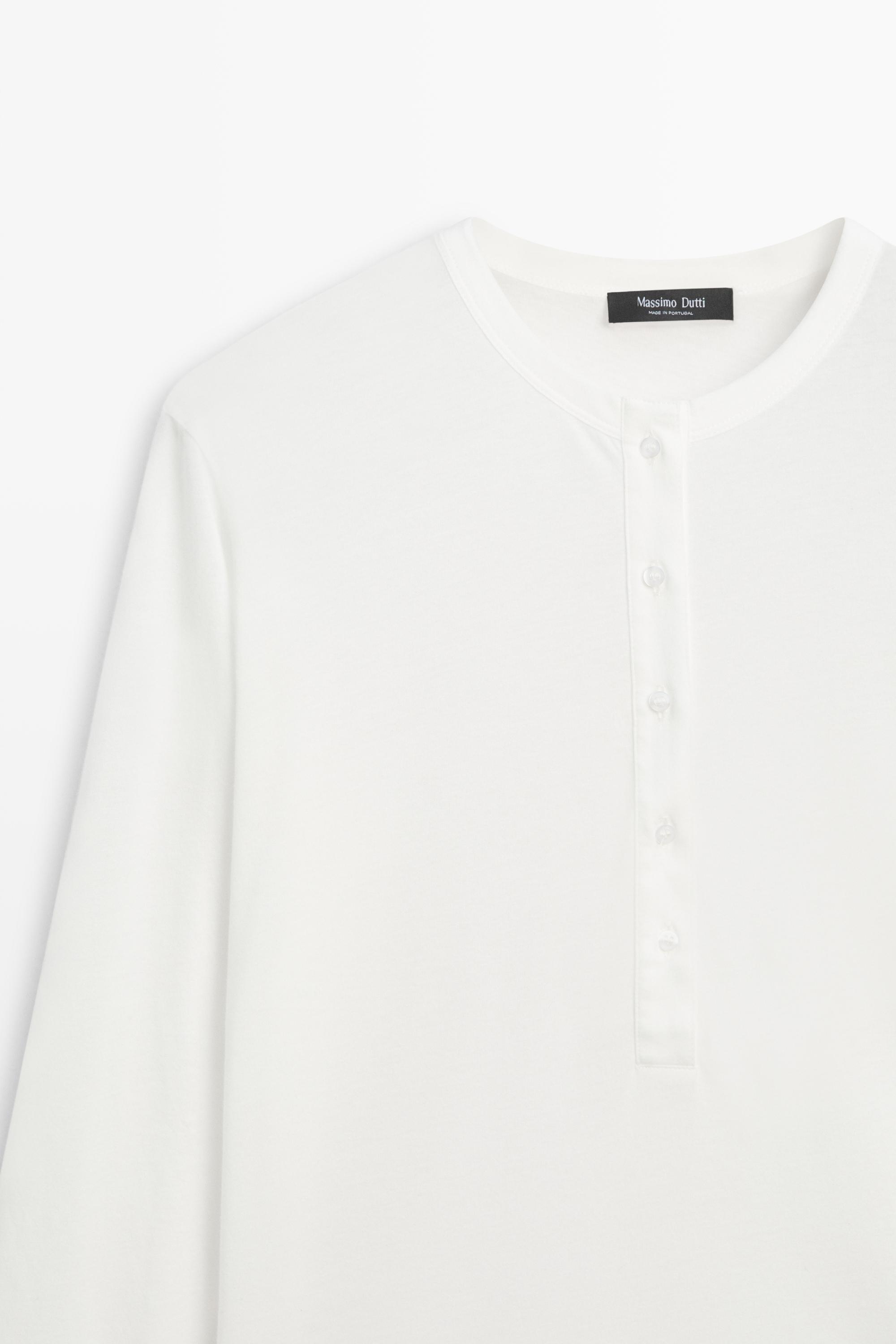 T-shirt manches longues 100 % coton